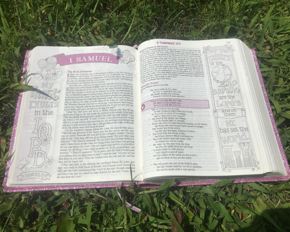 Personalized ESV Journaling Bible | My Creative Coloring Bible for Girls | Metallic Pink | Faux Leather