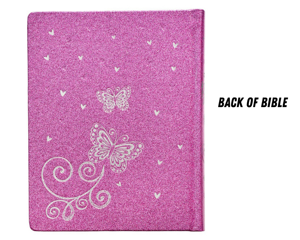 Personalized ESV Journaling Bible | My Creative Coloring Bible for Girls | Metallic Pink | Faux Leather
